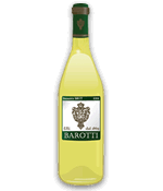 white wine bottle template vettoriale